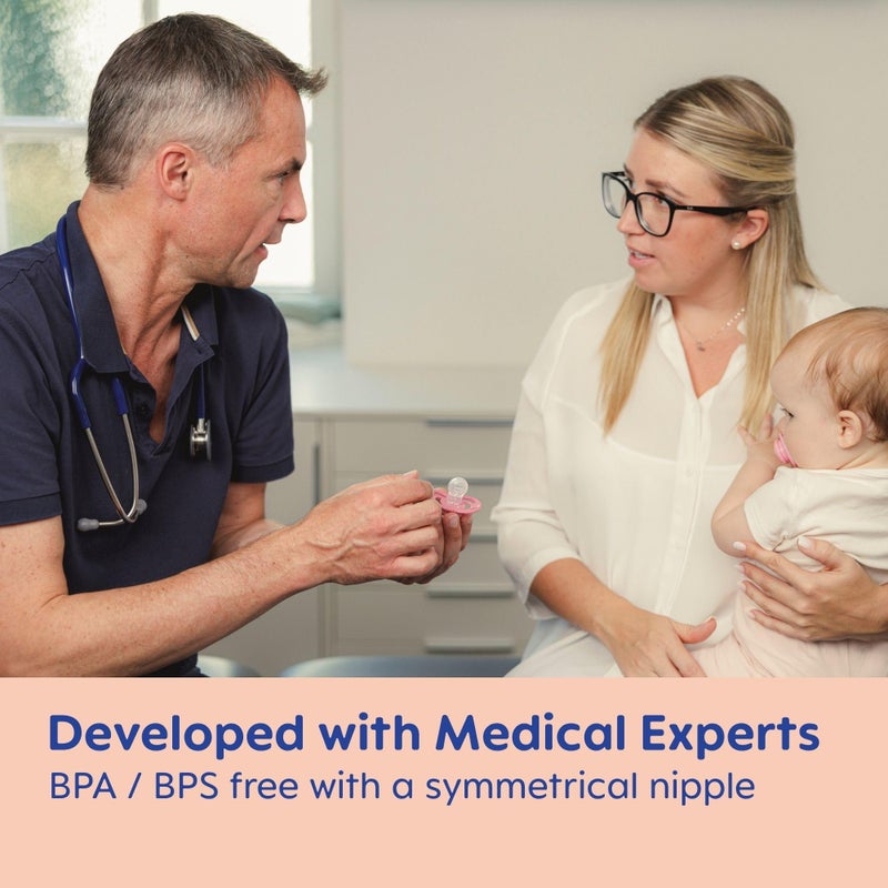 MAM Supreme Night Baby Pacifier, for Sensitive Skin, Patented Nipple, 16+ Months, Girl, 2 Count (Pack of 1) - Image 4