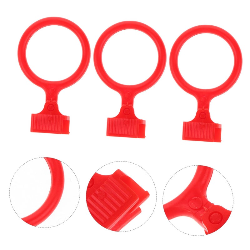 Red Reusable Zipper Pulls 100pcs Detachable Zipper Tab Handles for Bags Stationery Replacement - Image 5