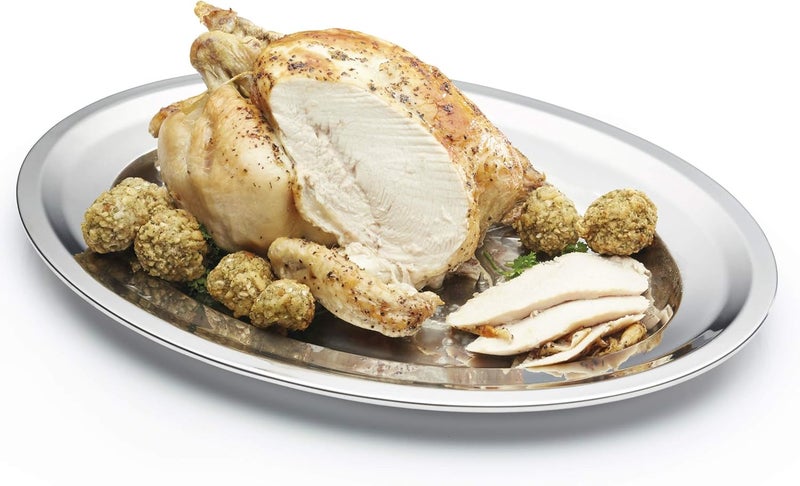 Master Class MasterClass Stainless Steel Carving Fork with Guard, for Meat and All Roasts, Comfortable Grip, 28 cm (11"), Black - Image 2