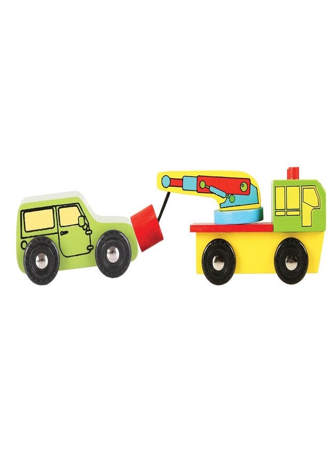 Bigjigs Rail طقم مركبات خشبية من بيججيجس ريل - Image 2