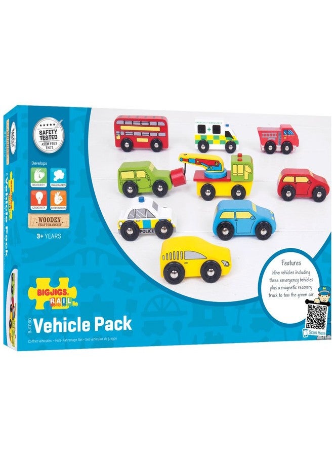 Bigjigs Rail طقم مركبات خشبية من بيججيجس ريل - Image 4