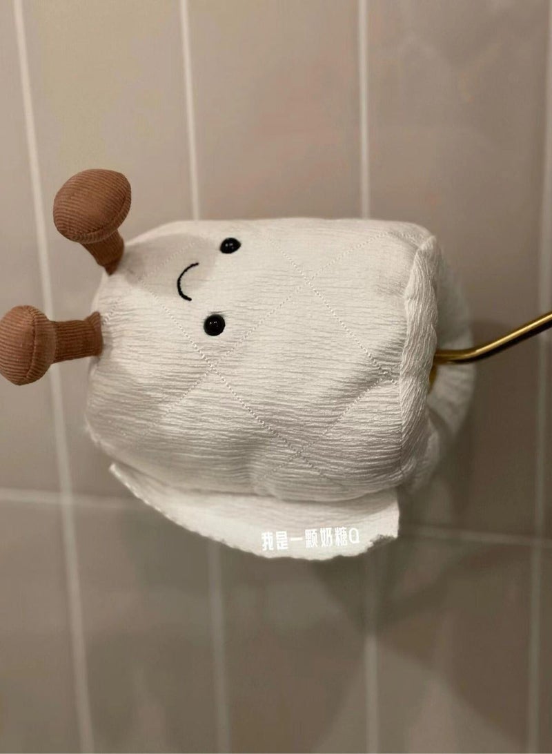 Jellycat Toilet Paper Plush Toy - Creative and Funny Soft Doll Keychain, Must-Have Bathroom Fun - Image 4