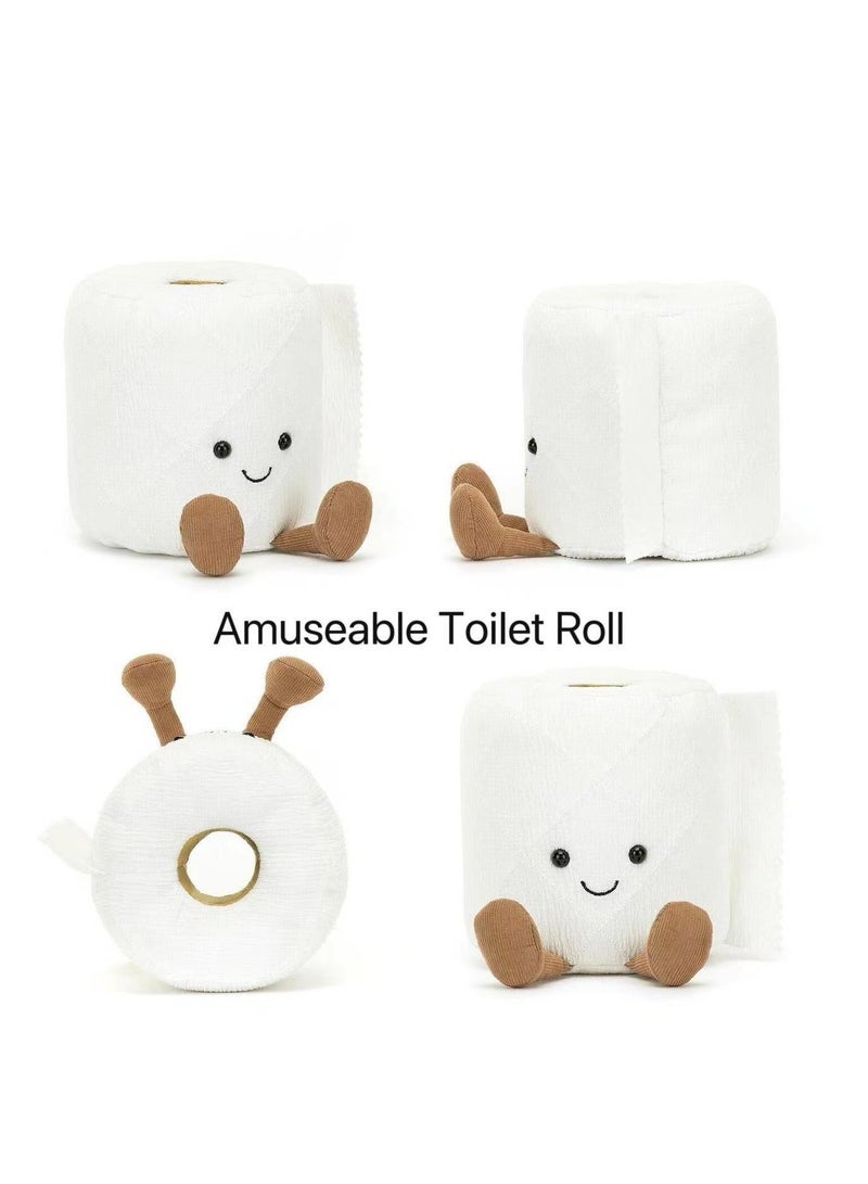 Jellycat Toilet Paper Plush Toy - Creative and Funny Soft Doll Keychain, Must-Have Bathroom Fun - Image 2