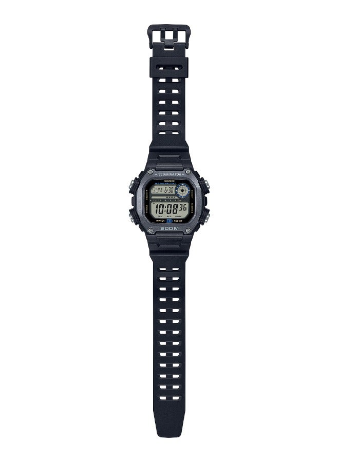 CASIO ساعة رقمية مقاومة للماء DW-291HX-1AV سوداء - Image 2