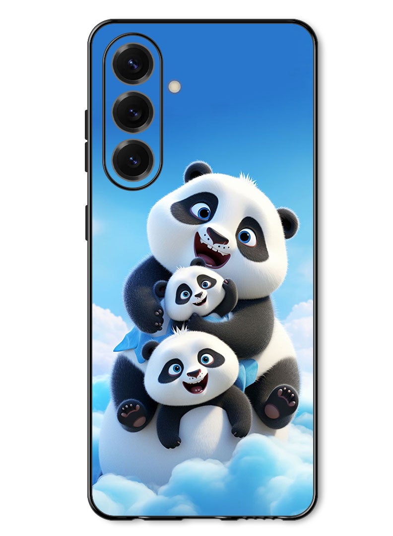 Theodor Case Compatible with Samsung Galaxy A37 Protection Shockproof Bumper Cover Panda 2 - Image 1