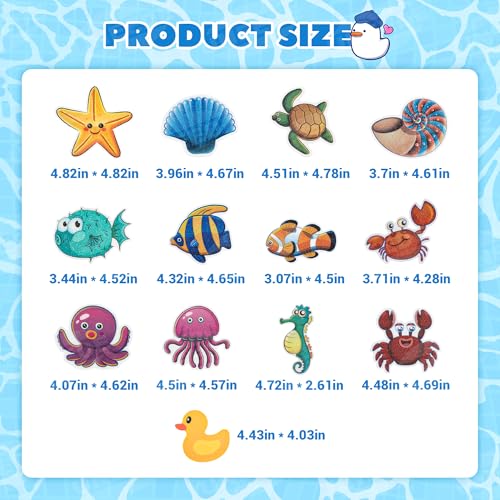 UNEEDE Kids Bathtub Mat with 24PCS Non Slip Bathtub Stickers, Non Slip Shower Mat for Toddlers, Washable Anti Slip Tub Surface, Soft Rubber Mat for Bathtub Shower, Waterproof Bathtub Essentials - Image 3