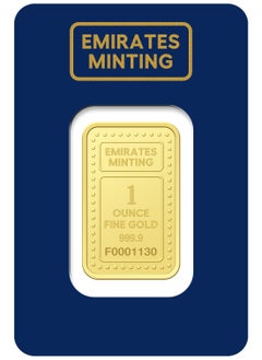 Emirates Minting 1 Ounce 999.9 Purity Gold Bar