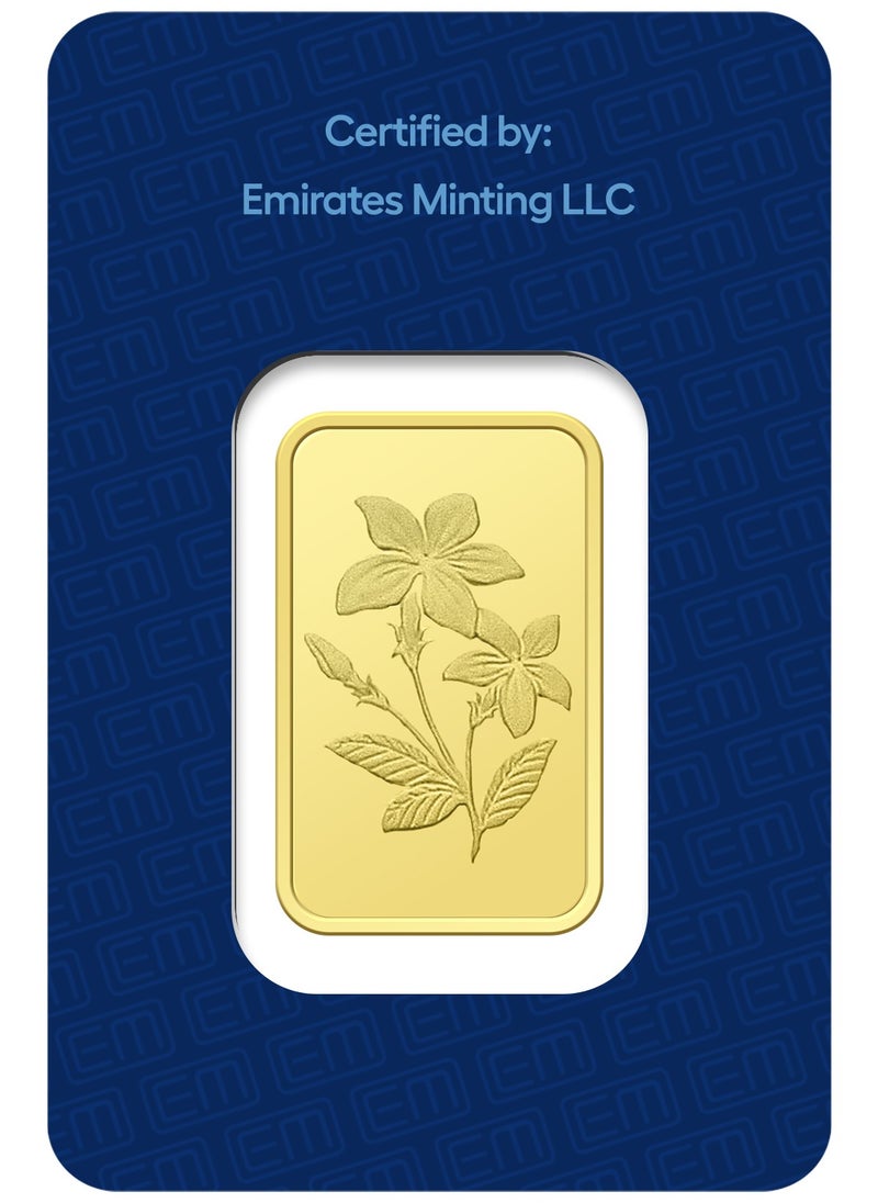 EMIRATES MINTING - Emirates Minting 1 Ounce 999.9 Purity Gold Bar - Image 1