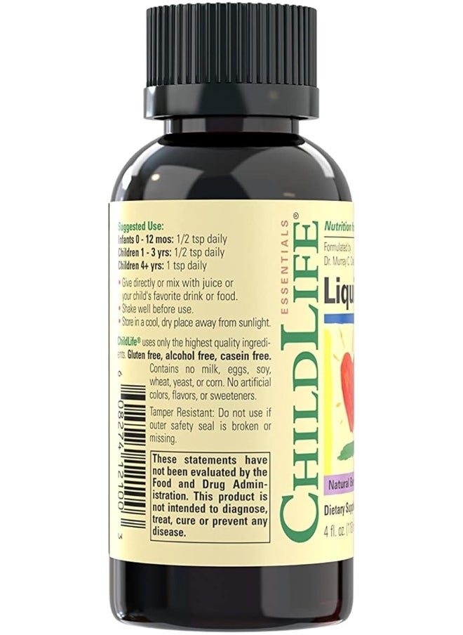 CHILDLIFE ChildLife Essentials Liquid Iron - Dietary Supplement for Infants, Baby, Kids, Toddlers, Children, and Teens - Natural Berry Flavor  - Image 3