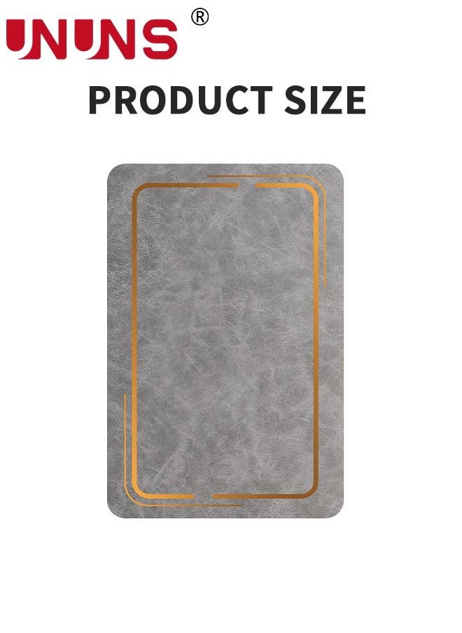 UNUNS - Dish Drying Mat,Coffee Bar Mat For Countertops,Non-Slip Sink Mat,Fit Under Coffee Maker Absorbent Hide Stain,Rubber Backed Drying Mat For Kitchen Counter,50x80cm - Image 1