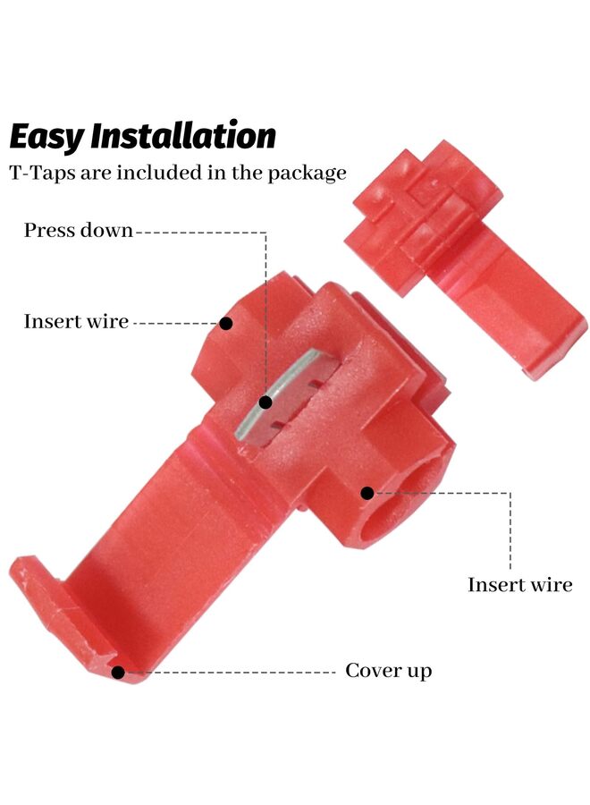 6Pcs 50W 6ohm Load Resistors, Fix LED Bulb Fast Hyper Flash Turn Signal Blink Error Code(Resistors get very hot during working) - Image 4