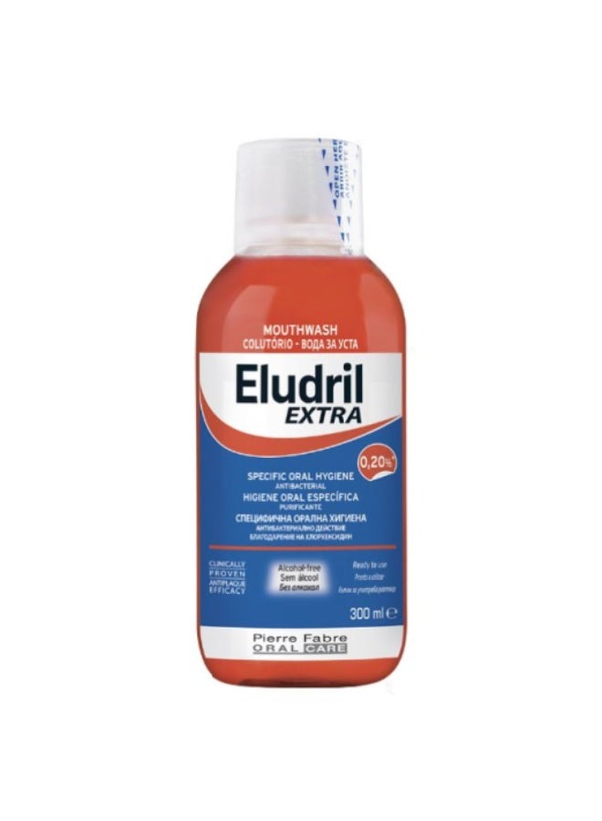 Eludril Extra Mouthwash 300ml - Image 1