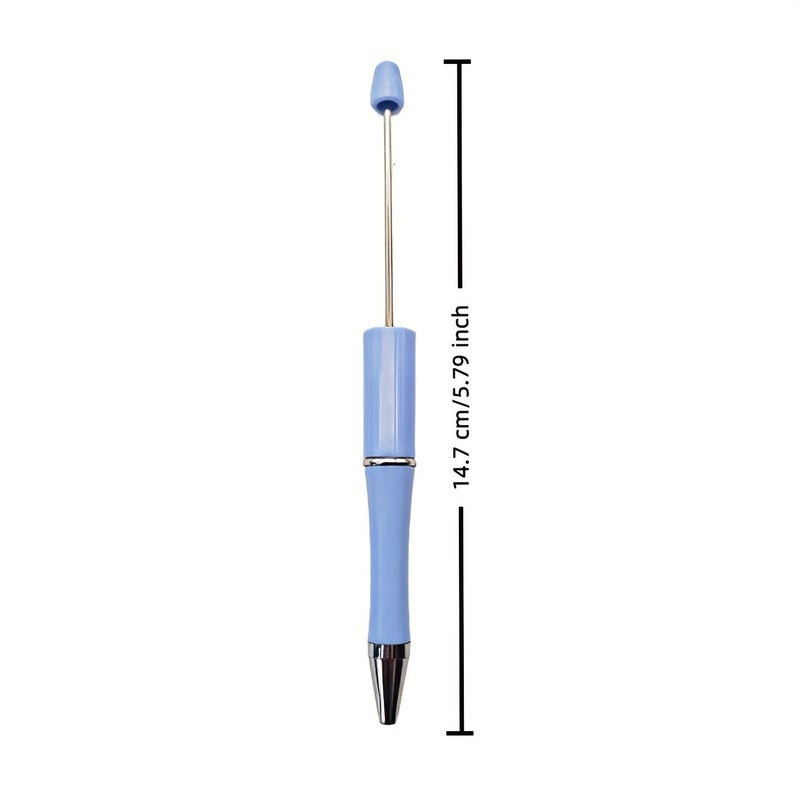 White 50Pcs Solid Color DIY Decorative Ballpoint Pens Creative Handmade Office Writing Supplies - Image 2
