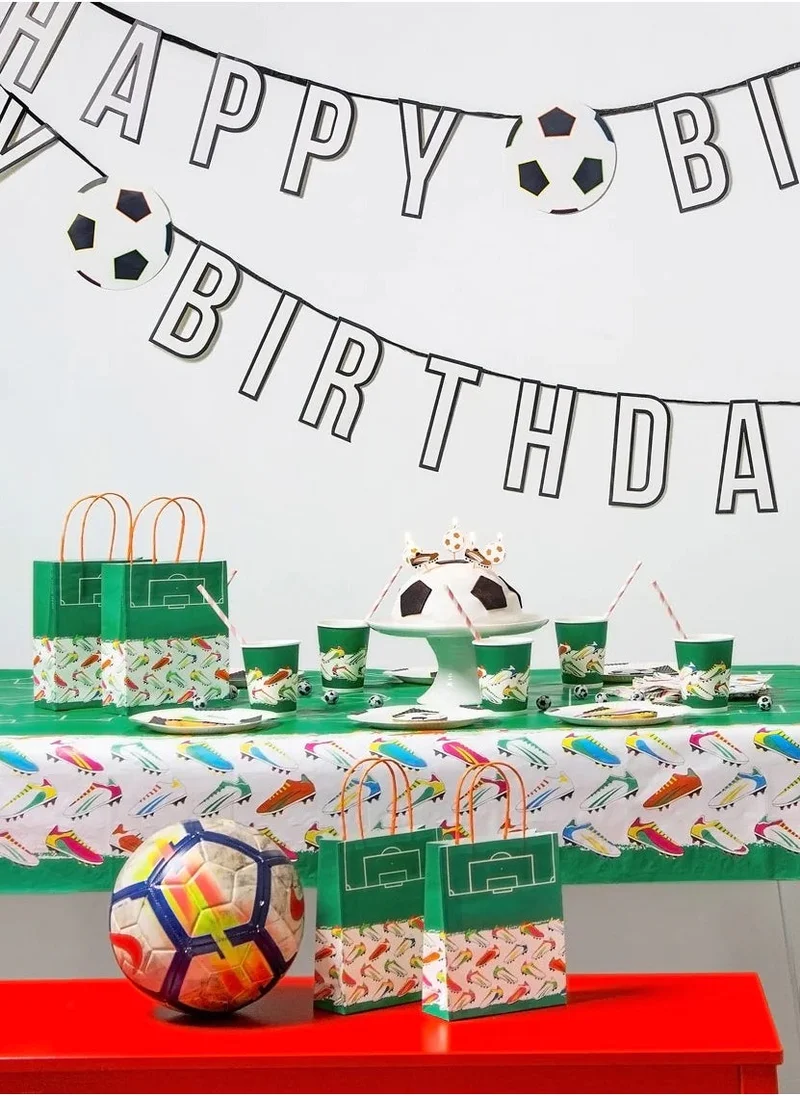 توكينج تيبلز Talking Tables Party Champions Football Happy Birthday Paper Garland, 3m