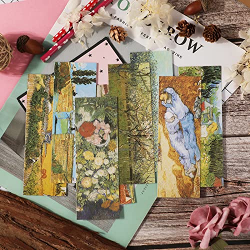 MWOOT 30 Pieces Art Painting Paper Bookmarks,Van Gogh Art Painting Page Folder Bookmark Set, Page Clip Book Mark for Book Reading Marker Gift (14 x 5CM, 30 Styles) - Image 5