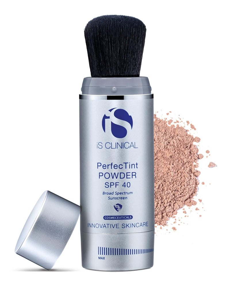 iS CLINICAL PerfecTint Powder SPF 40; Face Powder; Tinted SPF; Loose Face Powder for after makeup application