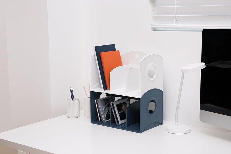 Litem Multi Book Shelf 3 Tiers Navy - Image 3