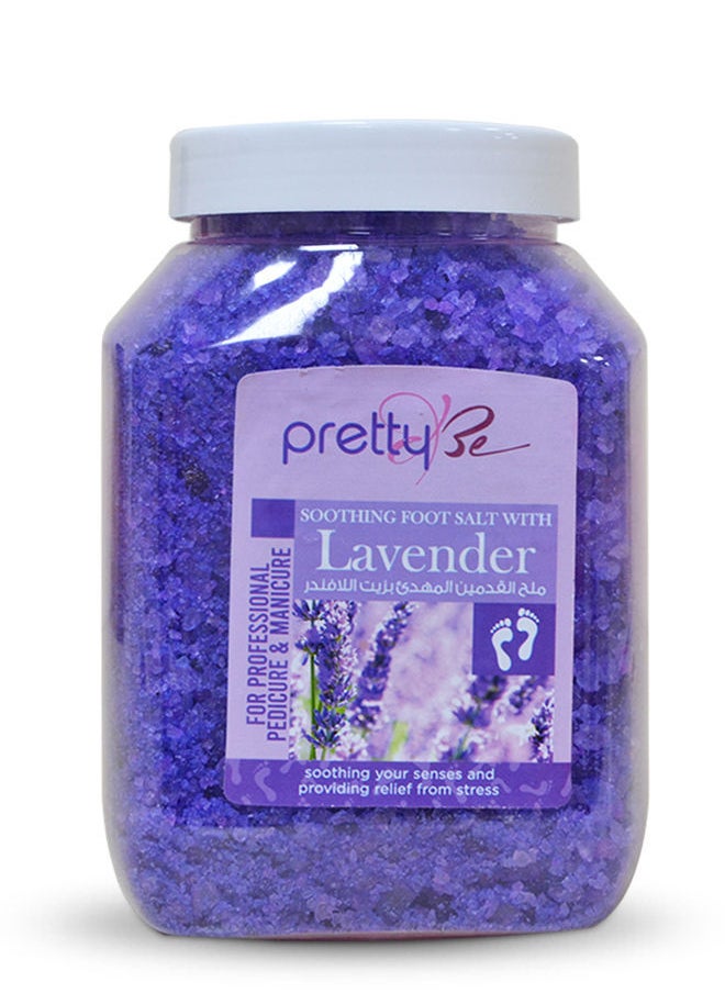 Pretty Be Soothing Foot Salt with Lavender for Profissional Pedicure & Manicure 1.5kg  - Image 1