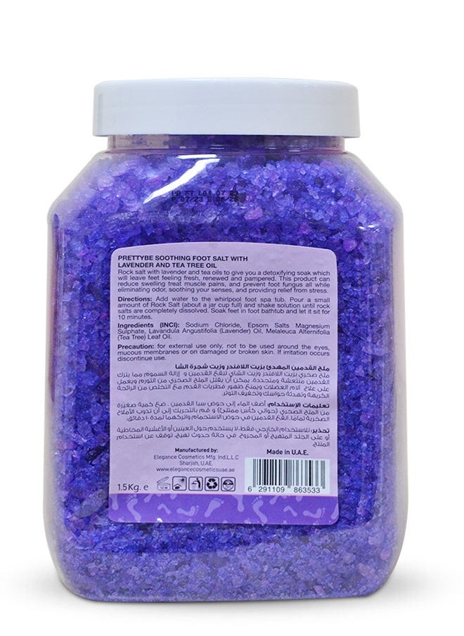 Pretty Be Soothing Foot Salt with Lavender for Profissional Pedicure & Manicure 1.5kg  - Image 2