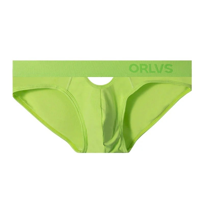 Fashionable Macaron Underwear for Men - Sexy Low-Waist, Breathable Modal & Ice Silk, Comfortable with Hole  Design