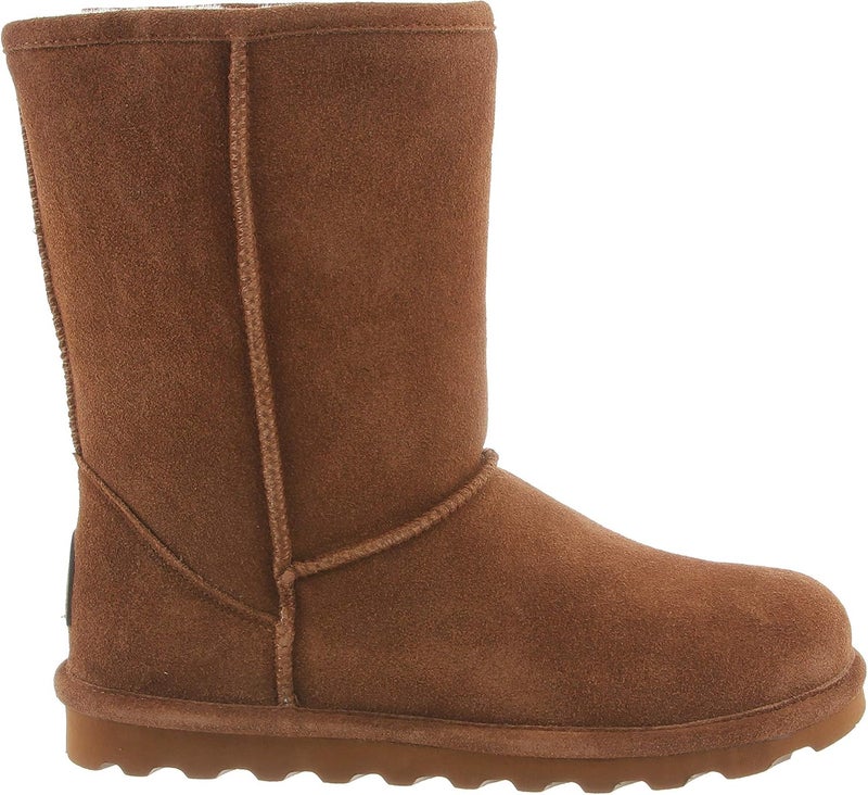 Bearpaw Women's Elle Short Slouch Boots in Hickory - Image 3