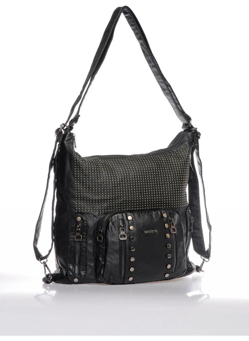 برشلونة BRC1821-0001 Black Women's Shoulder Bag