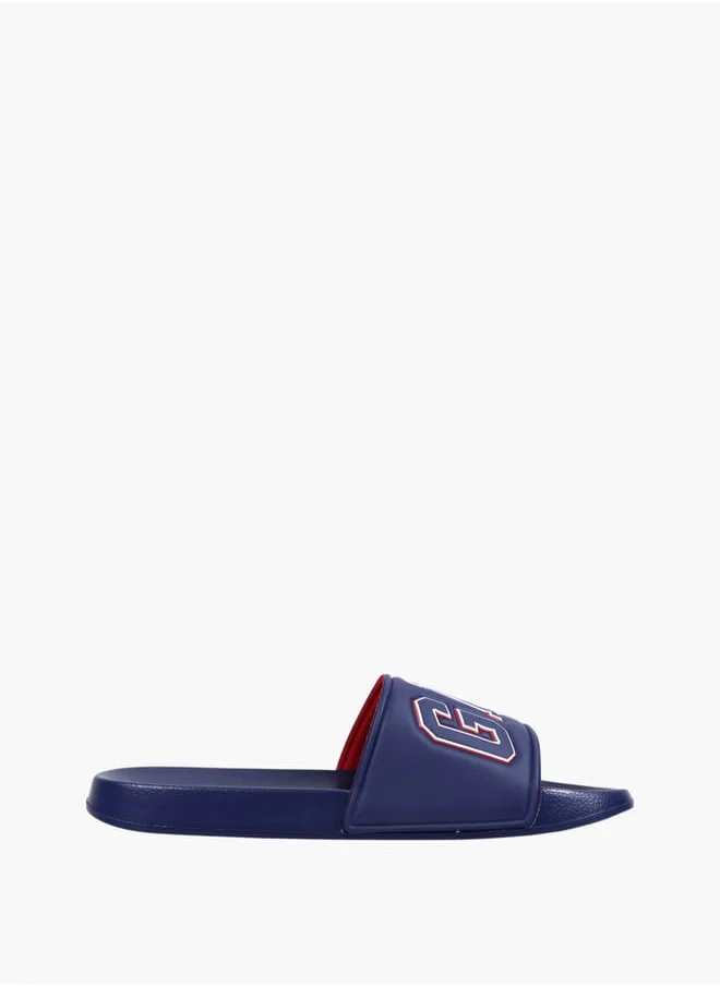 GAP Boys' Logo Detail Slip-On Slides