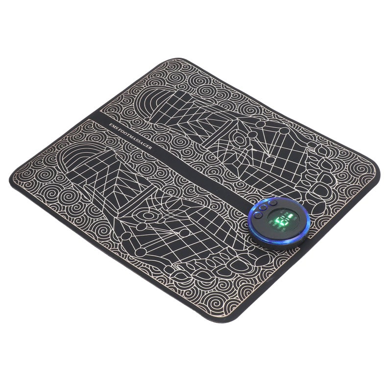 Foot Massager Mat Electrical Folding Massage Pad Leg Reshaping Massage Pad with Manual Switch for Traveling - Image 4