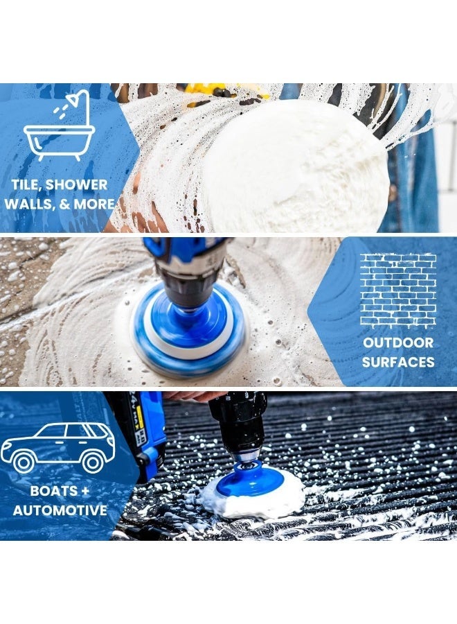 Bathroom Cleaning Drill Accessory Kit - Image 2