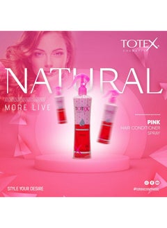 Totex 2 Phase Hair Conditioner | Spray Leave-in Conditioning | For Damaged & Coloured Hair | Formula Untangling Nourishing Moisturizing Pink 400 ml - pzsku/Z90FE22FDA9E55192DDCBZ/45/_/1737032140/8e5bea63-15db-420e-bb6e-adc1602778d2