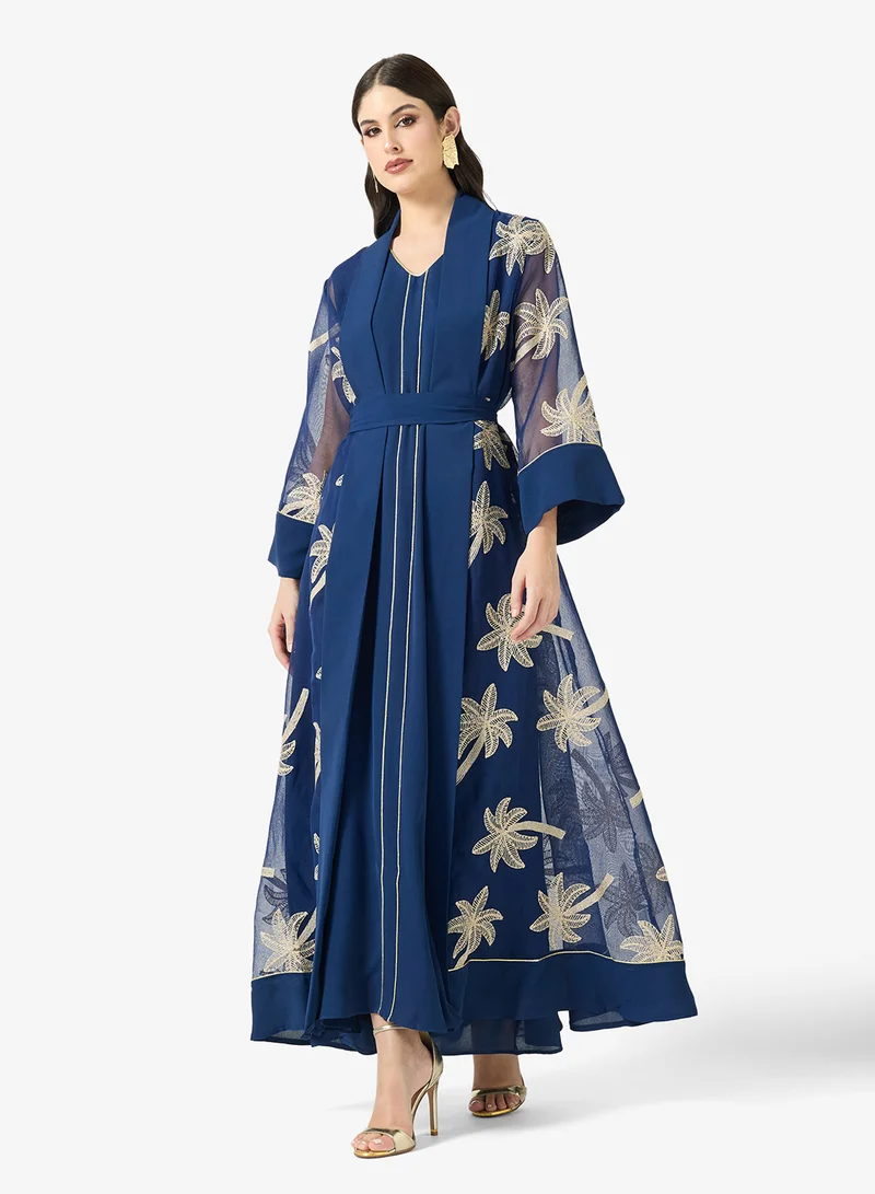 Khizana  Embroidered Abaya With Inner Dress for Women | Best Price UAE