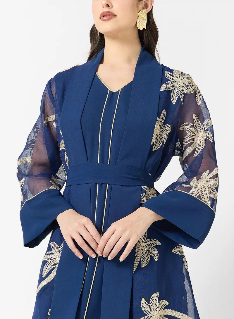 Khizana  Embroidered Abaya With Inner Dress for Women | Best Price UAE