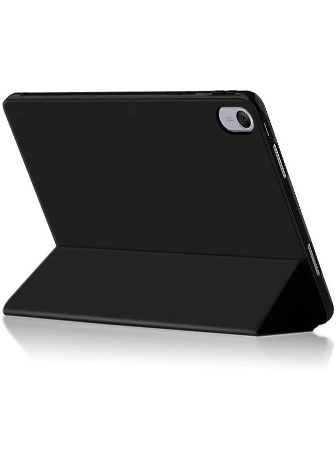 Huawei MatePad 11.5-inch Released 2023 Tablet Cover Case with Pencil Holder, Soft TPU Back Trifold Stand Protective Smart Cover Flip, Auto Wake&Sleep (black) - Image 4