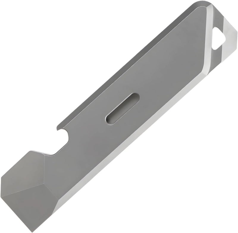Portable 3.6 In Titanium Pry Tool With Bottle Opener And Keyhole Attachment - Image 1