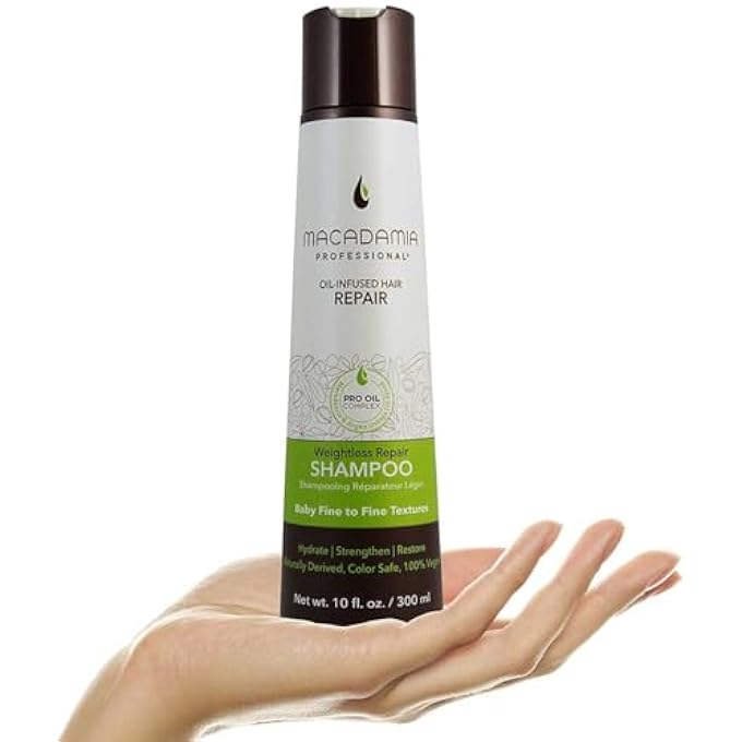 Macadamia Professional MACADAMIA NATURAL WEIGHTLESS MOISTURE SHAMPOO, 300 ML - Image 3