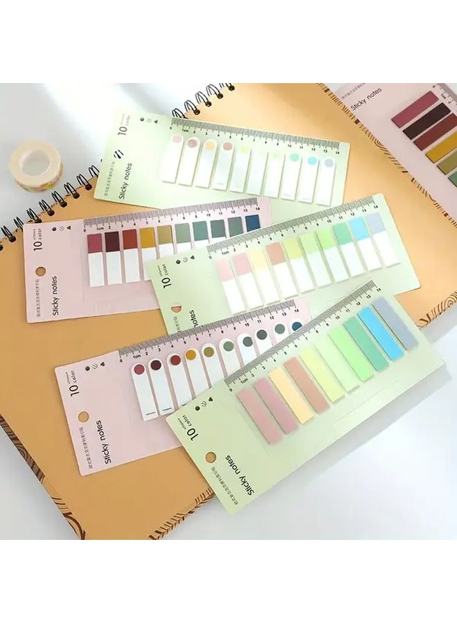 Vintage Fluorescent Sticky Notes 200pcs Sea Of Stars Color For Organization - Image 1