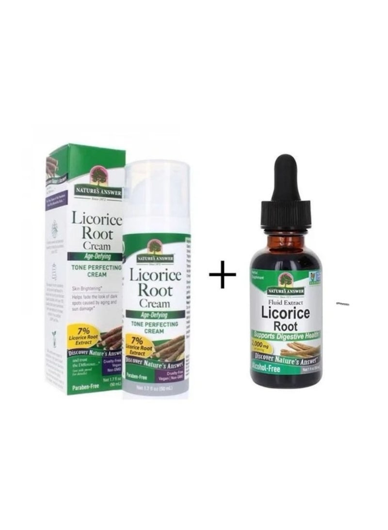 NATURE'S ANSWER Licorice cream and spray - Image 1