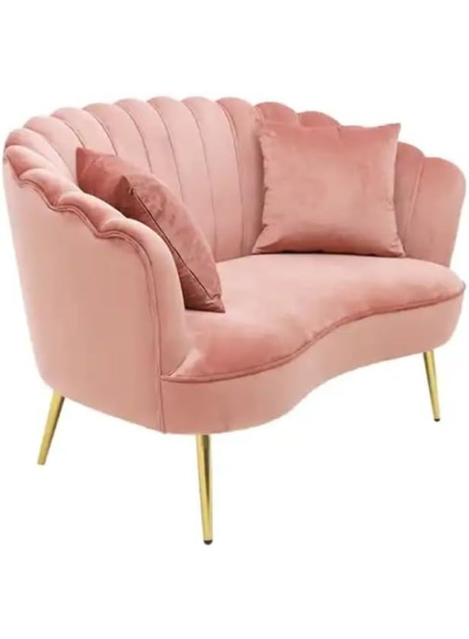 Zayn comforts Two Seat Living Room Furniture Sofa Modern Pink Velvet Loveseats Sofas Luxury Upholstered Furniture for Hotel - Image 3
