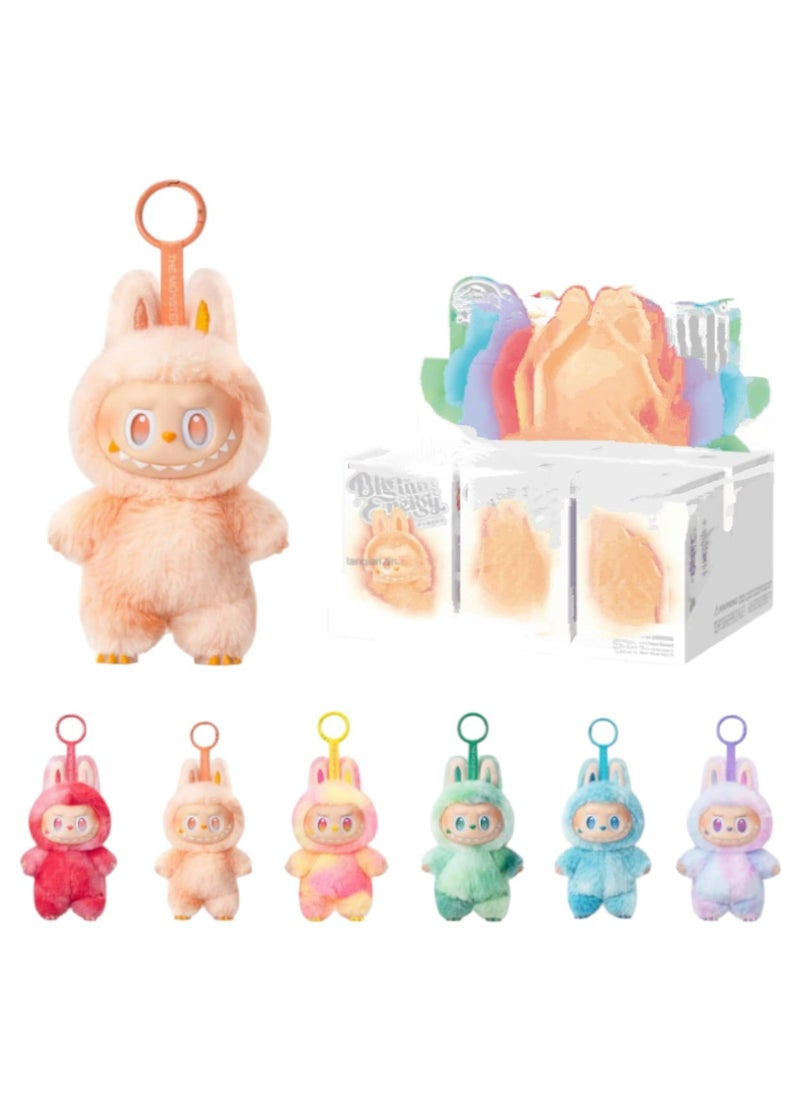 LABUBU Labubu Plush Toy Collection, Cute Monster Dolls with Hanging Loop (6PCS)  - Image 1