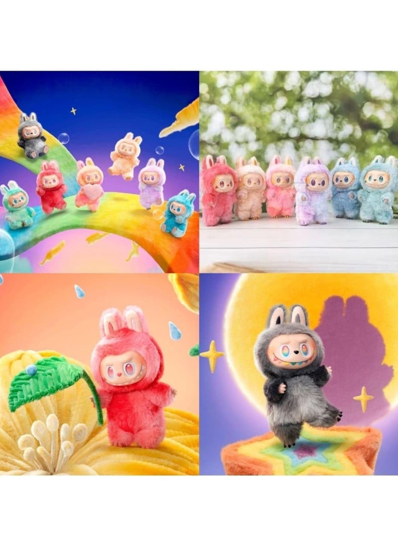 LABUBU Labubu Plush Toy Collection, Cute Monster Dolls with Hanging Loop (6PCS)  - Image 4
