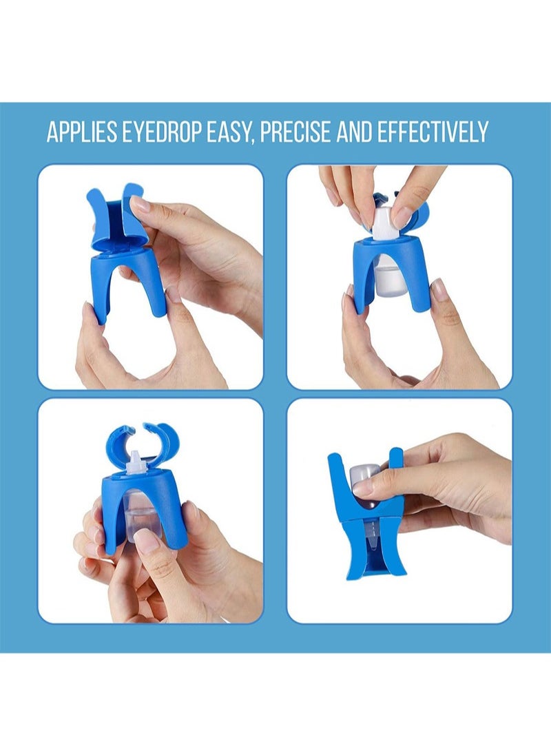 Apustim Eyedrop Bottle Dispenser With Silicone Adapter，Reusable Eye Dropper Applicator，Eye Drop Helper For Accurate Delivery，Safe And Easy Eyecare For Seniors And Family，Fits Most Eye Drops Bottles  - Image 5