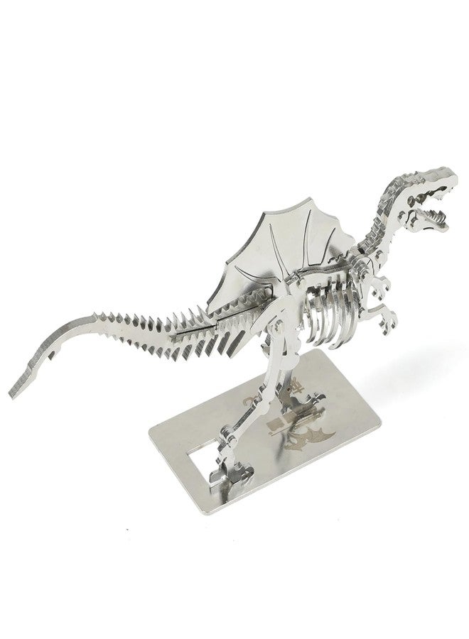 SEBUNAS Mechanical Spinosaurus 3D Metal Puzzle 3D Metal Model Kits DIY Mechanical Fine Assembly Model Suitable for Adults and Teenagers, Enhance Hands-on Ability, Creative Decorations - Image 4