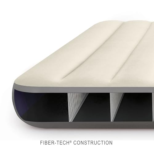 Intex Plastic 64102E Dura-Beam Air Mattress, Full, Beige - Image 3