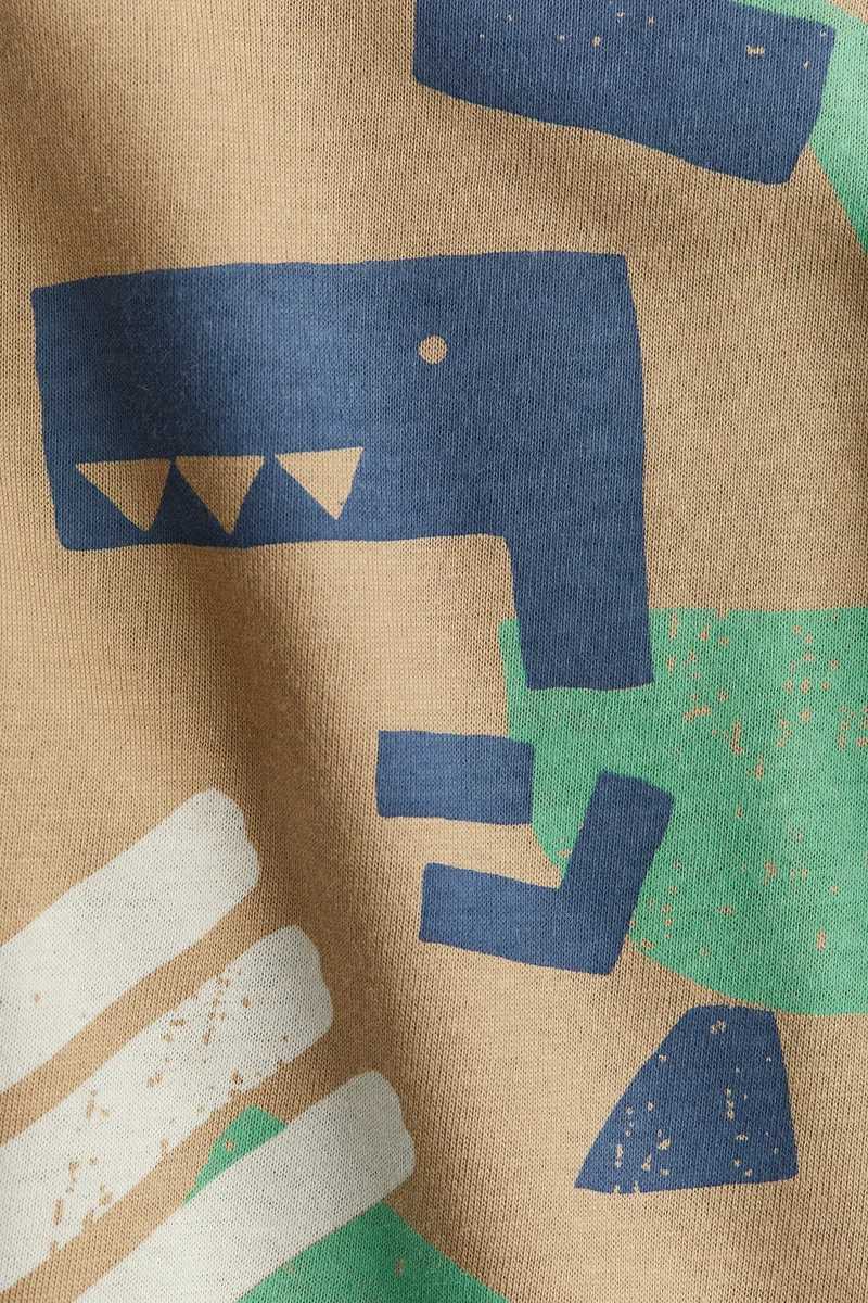 H&M Printed Jersey Top