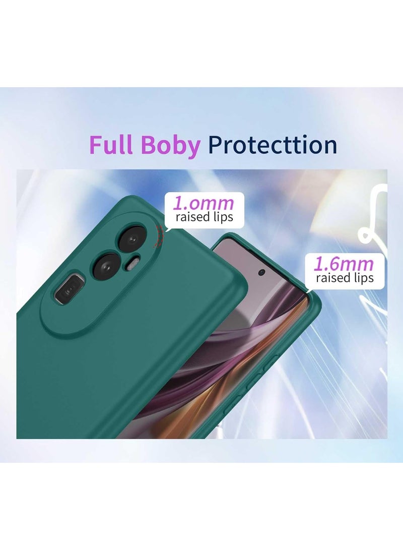 عام OPPO Reno 11F 5G Case Liquid Silicone, Soft Smooth Touch OPPO Reno 11F Phone Case Silicone Shockproof Thin Cover - Image 3