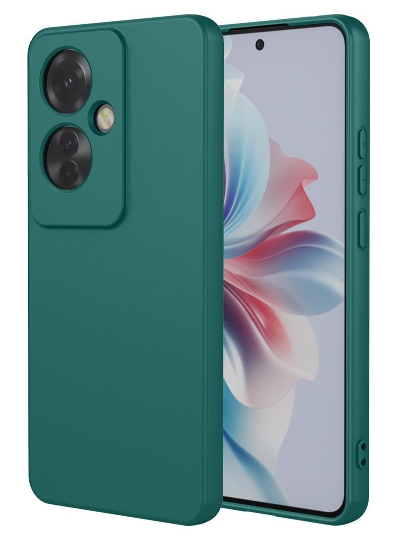 عام OPPO Reno 11F 5G Case Liquid Silicone, Soft Smooth Touch OPPO Reno 11F Phone Case Silicone Shockproof Thin Cover - Image 1