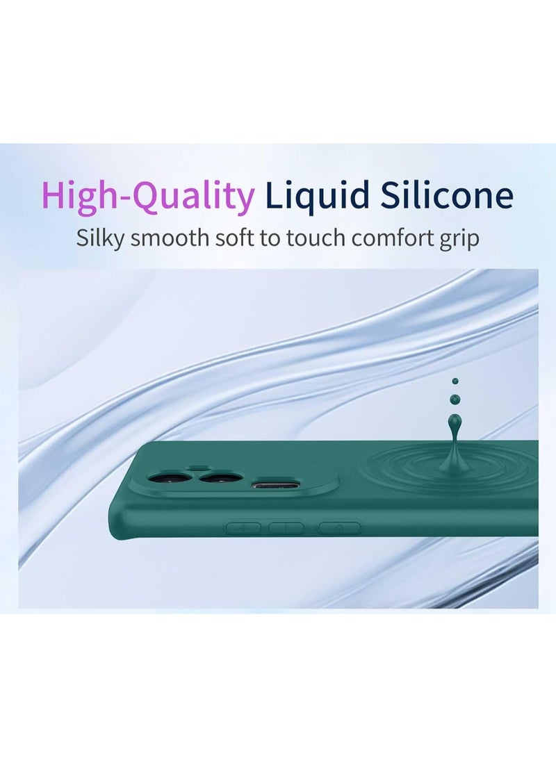 عام OPPO Reno 11F 5G Case Liquid Silicone, Soft Smooth Touch OPPO Reno 11F Phone Case Silicone Shockproof Thin Cover - Image 4