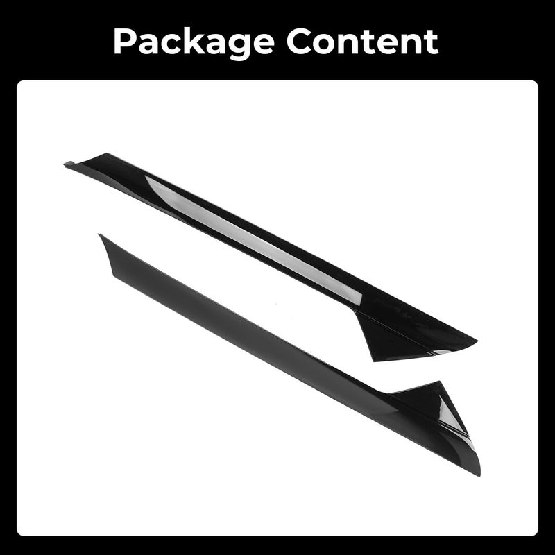 KARPAL 2 PCS A-Pillar Front Left + Right Molding Windshield Outer Trim Replacement BB5Z-7803145-AA BB5Z-7803137-AB Compatible with 2011-2019 Ford Explorer - Image 5