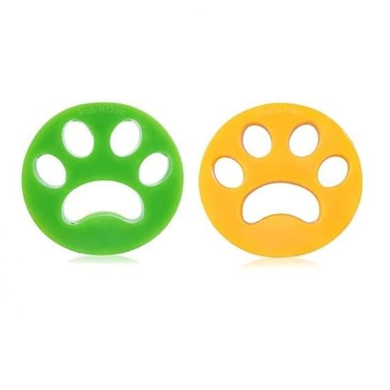 Plenteous Clothes Hair Removal Cleaning Ball Washing Machine Hair Catcher Laundry Ball Dryer Ball for Clothing Dog Cat Pet Hair Remove Prevents Tangling Multi Color 2 - Image 1
