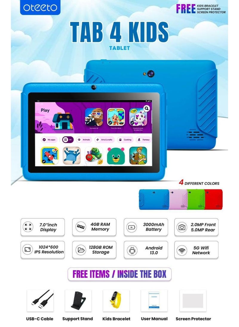🧒 Oteeto TAB 4 Kids Tablet – 7-inch